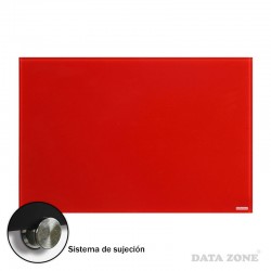 Pizarra de Vidrio Pared 60x90 Roja